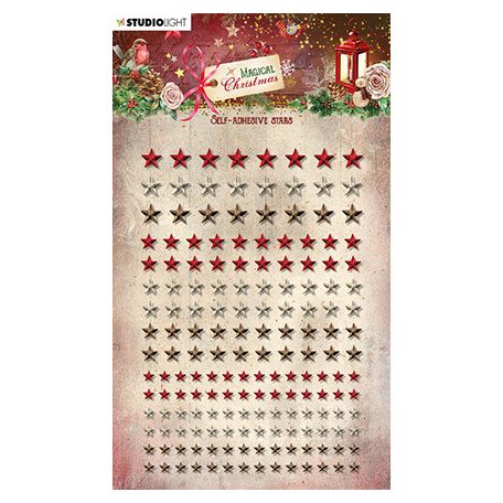 Studio Light Öntapadós díszítőelem - Stars, Magical Christmas nr.05 - Rhinestones (1 csomag)