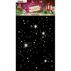   Studio Light Stencil - Winter sparkle Magical Christmas nr.226 - Mixed Media Stencils (1 db)