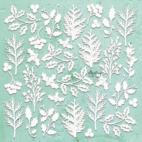 Mintay Papers Chipboard 12" (30 cm) - Decor - Nature 3 - Mintay Chippies (1 ív)