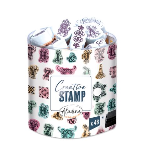 Aladine Dekor gumibélyegző - Arabesque Alphabet - Creative Foam Stamps (1 csomag)