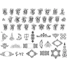 Aladine Dekor gumibélyegző - Arabesque Alphabet - Creative Foam Stamps (1 csomag)