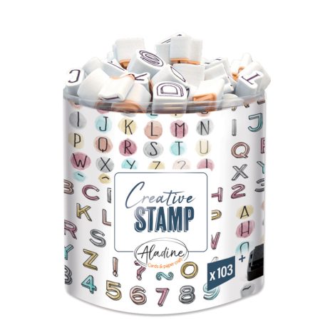 Aladine Dekor gumibélyegző - Letters Mini - Creative Foam Stamps (1 csomag)