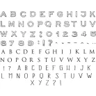 Aladine Dekor gumibélyegző - Letters Mini - Creative Foam Stamps (1 csomag)