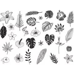   Aladine Dekor gumibélyegző - Jungle - Creative Foam Stamps (1 csomag)