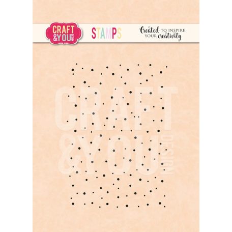 Craft & You Szilikonbélyegző - Dots - Clear Stamps (1 db)