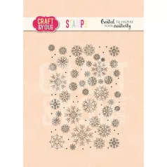   Craft & You Szilikonbélyegző - Snowflakes - Clear Stamps (1 db)