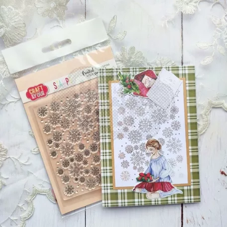Craft & You Szilikonbélyegző - Snowflakes - Clear Stamps (1 db)