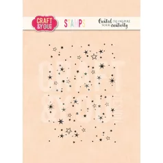 Craft & You Szilikonbélyegző - Stars - Clear Stamps (1 db)