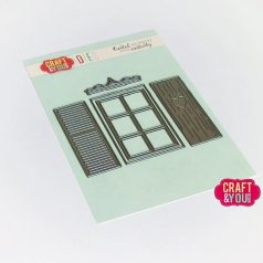   Craft & You Vágósablon - Window With Shutters - Cutting Dies (1 csomag)