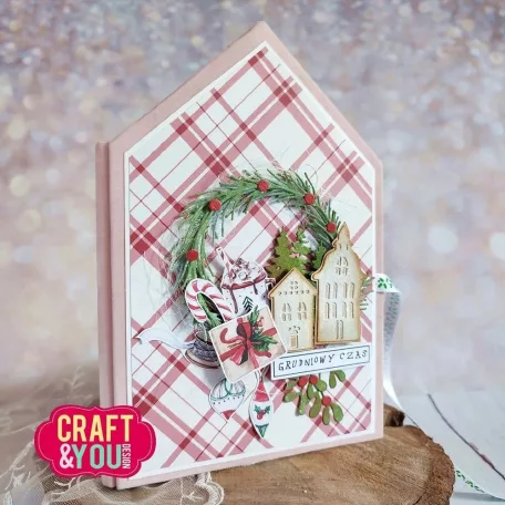 Craft & You Vágósablon - Coniferous Wreath - Cutting Dies (1 csomag)