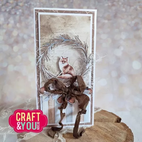 Craft & You Vágósablon - Coniferous Wreath - Cutting Dies (1 csomag)