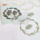 Craft & You Vágósablon - Coniferous Wreath - Cutting Dies (1 csomag)