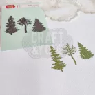 Craft & You Vágósablon - Trees - Cutting Dies (1 csomag)