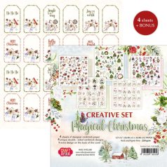   Craft & You Scrapbook kreatív készlet 12" (30 cm) - Magical Christmas - Creative Set (4 ív)