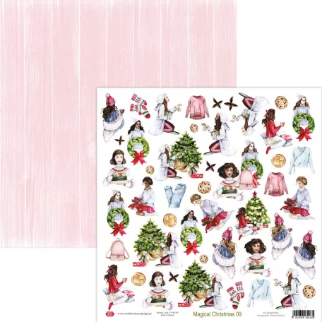 Craft & You Scrapbook kreatív készlet 12" (30 cm) - Magical Christmas - Creative Set (4 ív)