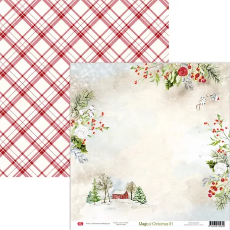 Craft & You Scrapbook papírkészlet 12" (30 cm) - Magical Christmas - Paper Set (1 csomag)