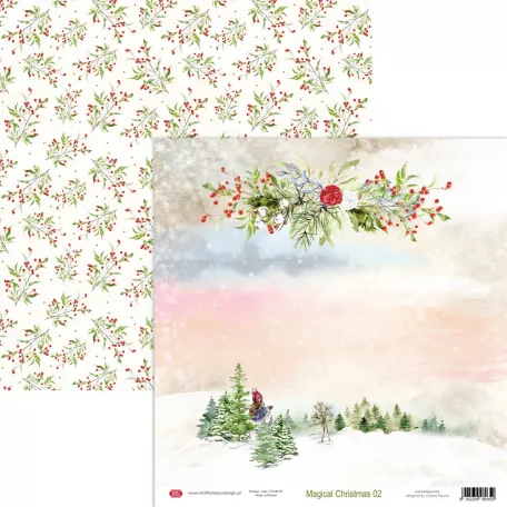 Craft & You Scrapbook papírkészlet 12" (30 cm) - Magical Christmas - Paper Set (1 csomag)