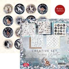   Craft & You Scrapbook kreatív készlet 12" (30 cm) - Mysterious Winter - Creative Set (1 csomag)