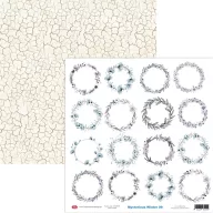   Craft & You Scrapbook kreatív készlet 12" (30 cm) - Mysterious Winter - Creative Set (1 csomag)