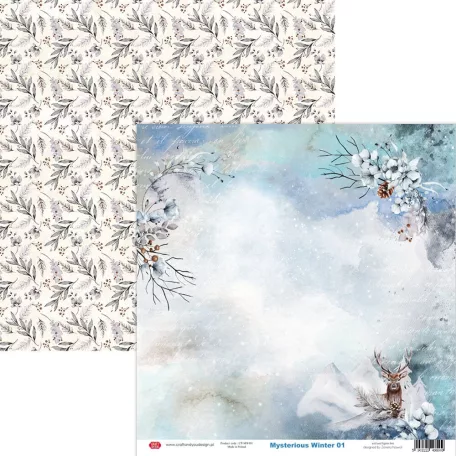 Craft & You Scrapbook papírkészlet 6" (15 cm) - Mysterious Winter - Paper Set (1 csomag)