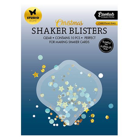 Studio Light Rázóablak - Christmas ball Essentials nr.17 - Shaker Blister (10 db)
