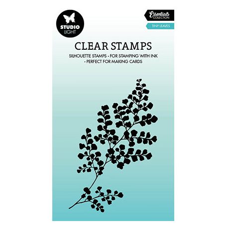 Studio Light Szilikonbélyegző - Tiny leaves Essentials nr.493 - Clear Stamps (1 csomag)