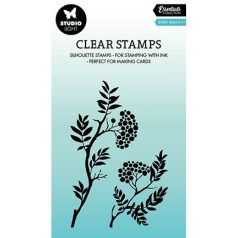   Studio Light Szilikonbélyegző - Berry branch Essentials nr.494 - Clear Stamps (1 csomag)