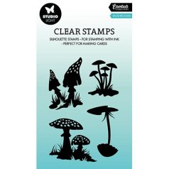   Studio Light Szilikonbélyegző - Mushrooms Essentials nr.495 - Clear Stamps (1 csomag)