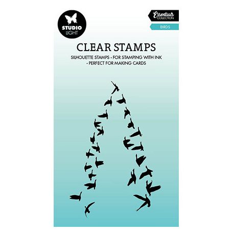 Studio Light Szilikonbélyegző - Birds Essentials nr.497 - Clear Stamps (1 csomag)