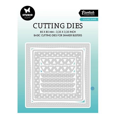 Studio Light Vágósablon - Square shape Essentials nr.577 - Cutting Die (1 csomag)