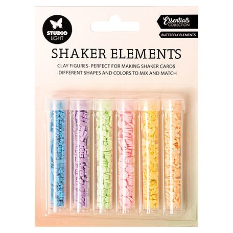 Studio Light Díszítőelem rázóablakhoz - Butterfly Elements Essentials nr.12 - Shaker elements (1 csomag)