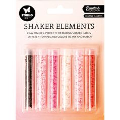  Studio Light Díszítőelem rázóablakhoz - Elements Hearts & Elements Essentials nr.14 - Shaker elements (1 csomag)