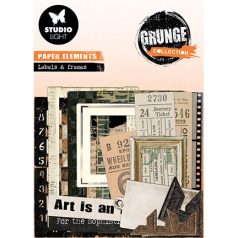   Studio Light Kivágóív készlet  - Tickets, Labels & Frames Grunge Collection nr.05 - Paper Elements (1 csomag)