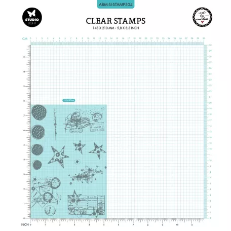 Szilikonbélyegző, Stamp-it Signature Collection nr.504 Art by Marlene/ ABM Clear Stamp (1 csomag)