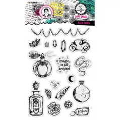   Szilikonbélyegző, Magic Potion Signature Collection nr.505 Art by Marlene/ ABM Clear Stamp (1 csomag)