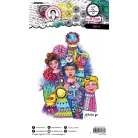 Szilikonbélyegző, Face-it Signature Collection nr.506 Art by Marlene/ ABM Clear Stamp (1 csomag)