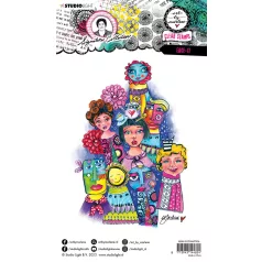   Szilikonbélyegző, Face-it Signature Collection nr.506 Art by Marlene/ ABM Clear Stamp (1 csomag)