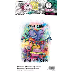   Szilikonbélyegző, Party Elephant Signature Collection nr.507 Art by Marlene/ ABM Clear Stamp (1 csomag)