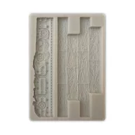   Stamperia Szilikon öntőforma A6 - Songs of the Sea - Wood and mechanisms - Silicon Mould (1 db)