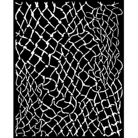 Stamperia Vastag stencil 20x25 cm - Songs of the Sea - Net - Stamperia Thick Stencil  (1 ív)