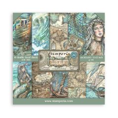   Stamperia Papírkészlet 12" (30 cm) - Songs of the Sea - Paper Pack (10 ív)