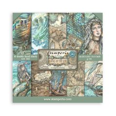   Stamperia Papírkészlet 8" (20 cm) - Songs of the Sea - Paper Pack (10 ív)