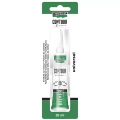   Pentart Kontúrozó festék 20 ml - zöld - Contour Liner (1 db)