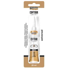   Pentart Kontúrozó festék 20 ml - bronz - Contour Liner (1 db)