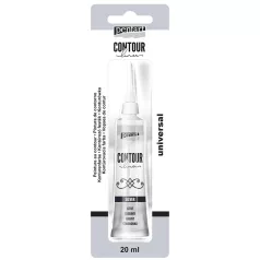   Pentart Kontúrozó festék 20 ml - ezüst - Contour Liner (1 db)