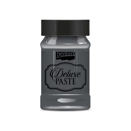 Pentart Deluxe paszta 100 ml - antracit -  - Deluxe Paste (1 db)