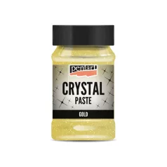   Pentart Kristálypaszta 100 ml - Arany - Gold - Crystal Paste (1 db)