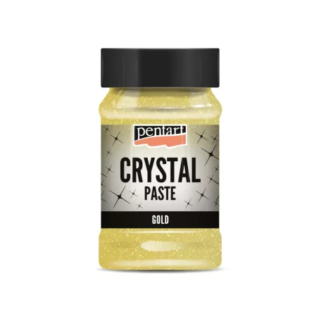 Pentart Kristálypaszta 100 ml - Arany - Gold - Crystal Paste (1 db)