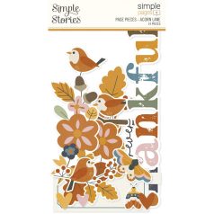   Simple Stories Kivágatok  - Simple Pages Pieces - Acorn Lane (1 csomag)