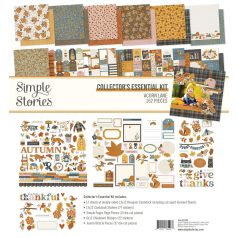   Simple Stories Scrapbook papírkészlet 12" (30 cm) - Collector's Essential Kit - Acorn Lane (1 csomag)
